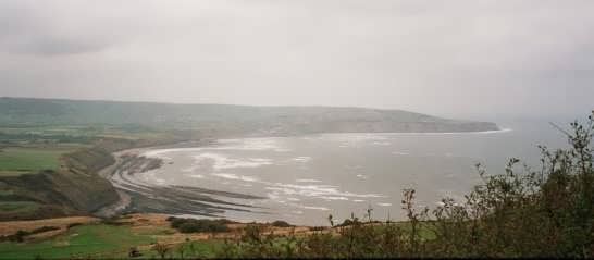 Robin Hood's Bay, viewed from Ravenscar