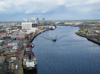 The River Tees at Middlesbrough