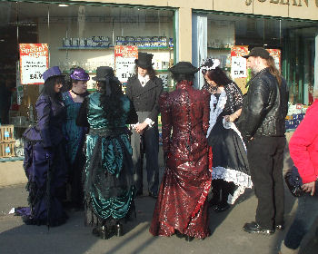 Goths at the Whitby Goth Weekend