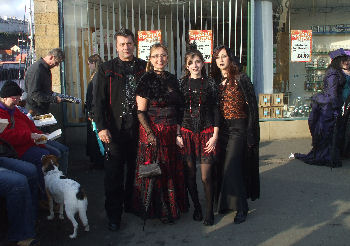 Goths at the Whitby Goth Weekend