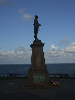 Statue of Captain Cook at Whitby